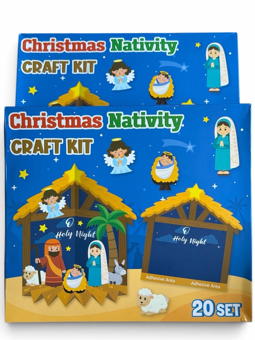 NEW 40 Set Christmas Nativity Craft Kit Kids Sunday School Classroom